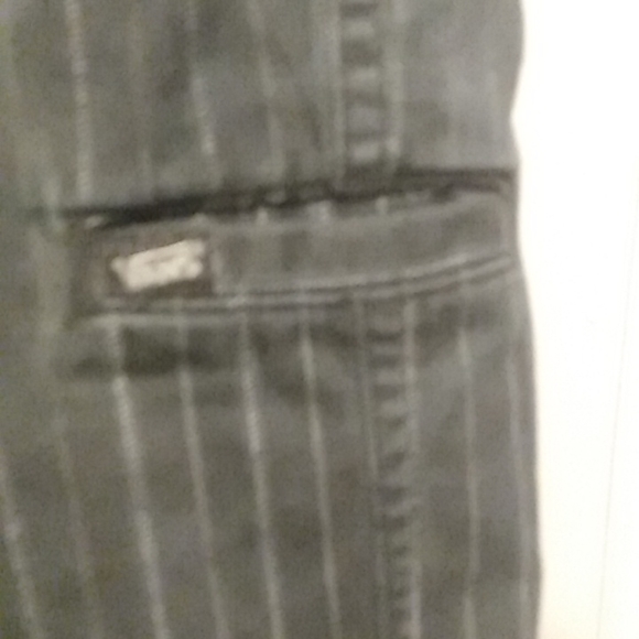 "VINTAGE" VANS+ Dickie's COLAB!! OLD SKOOL Pinstriped Punk ☠️☠️ shorts 2011 - Picture 6 of 15